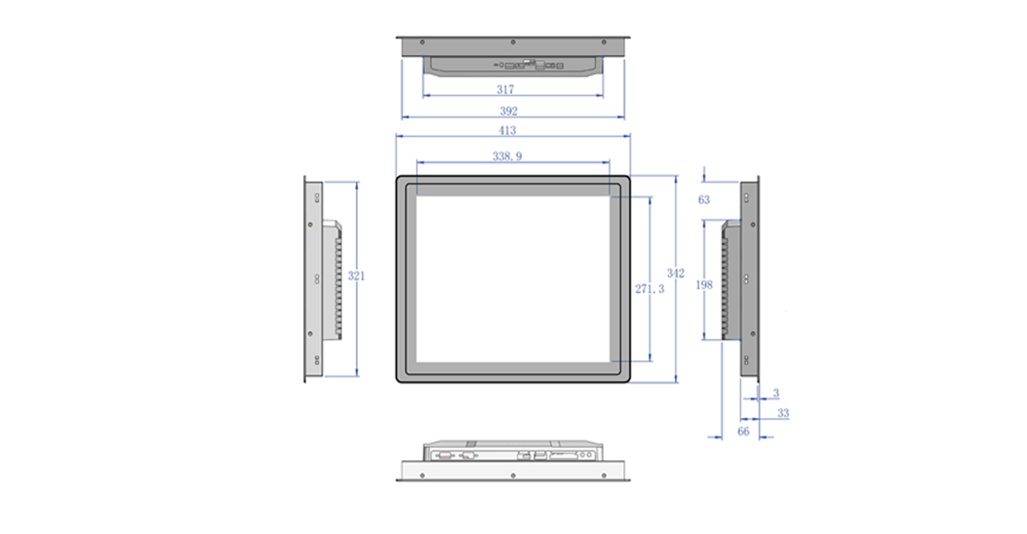 Product dimension Image